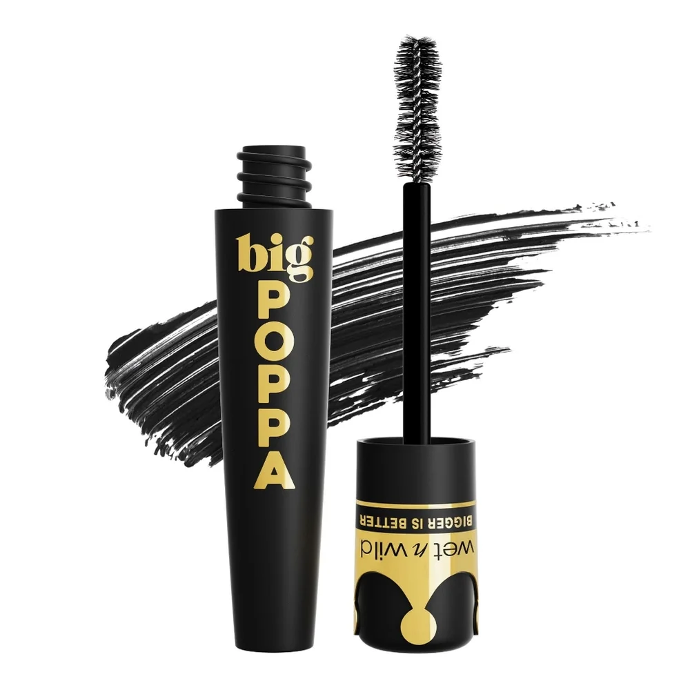 *3/15* NEW Wet n Wild Big Poppa Mascara Volumizing Lengthening Blackest Black